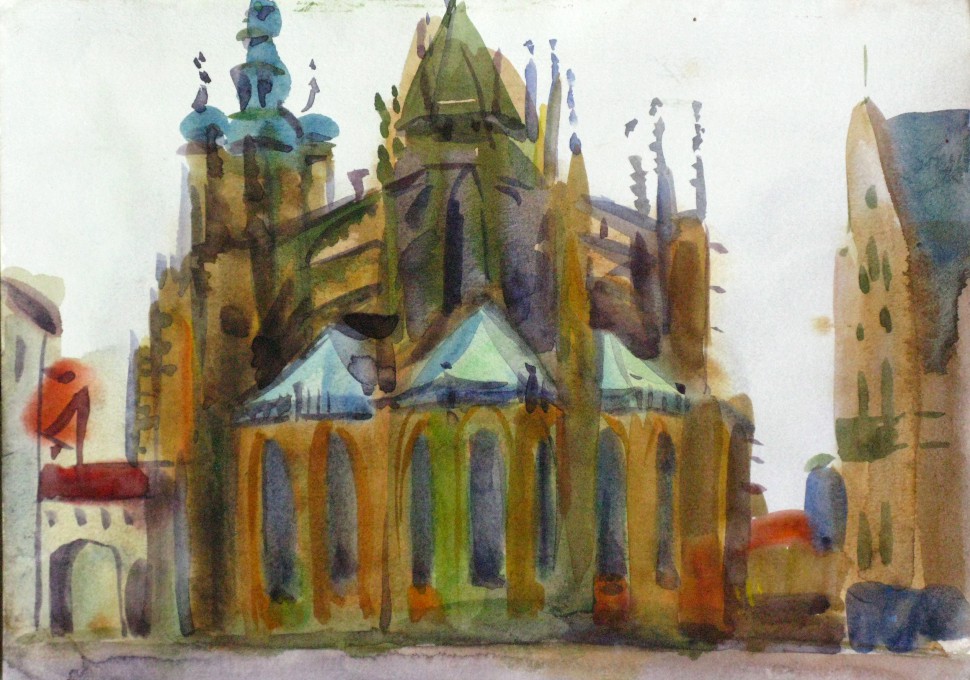 Картина "Собор святого Вита" (Прага)