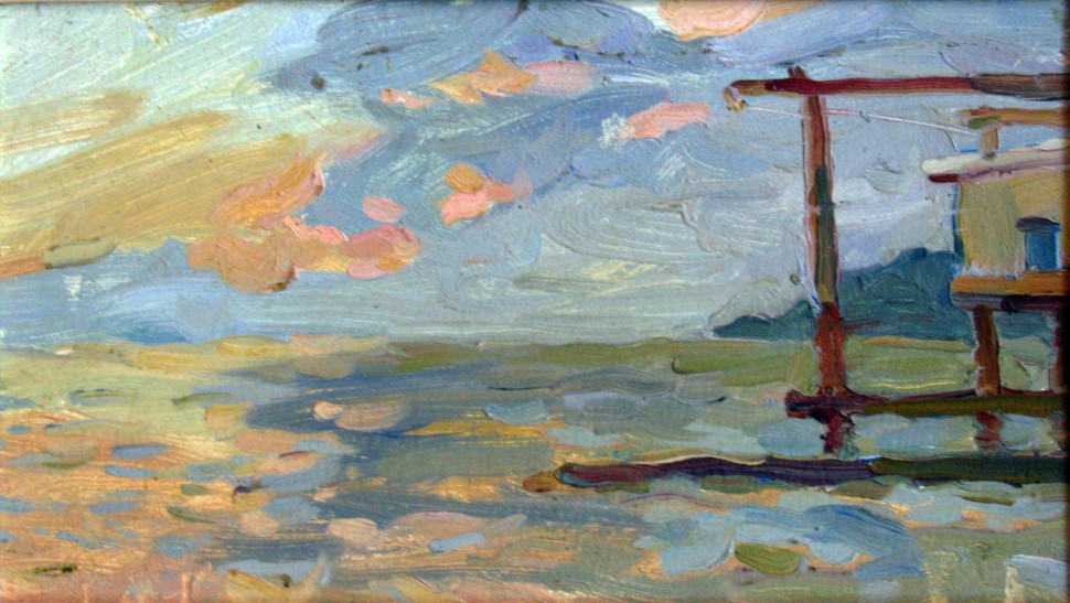 Картина "Закат на море"