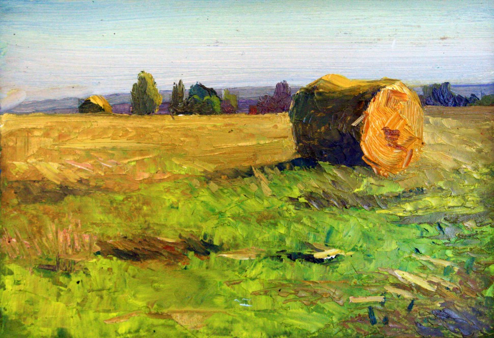 Картина "Осень в деревне" (Ярославская область)